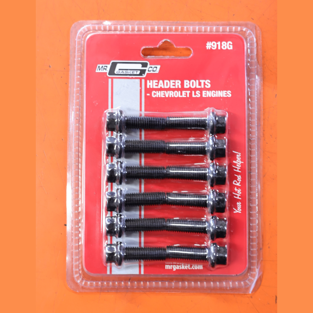 LS Header Bolts - Mr. Gasket (Part#: 918G)