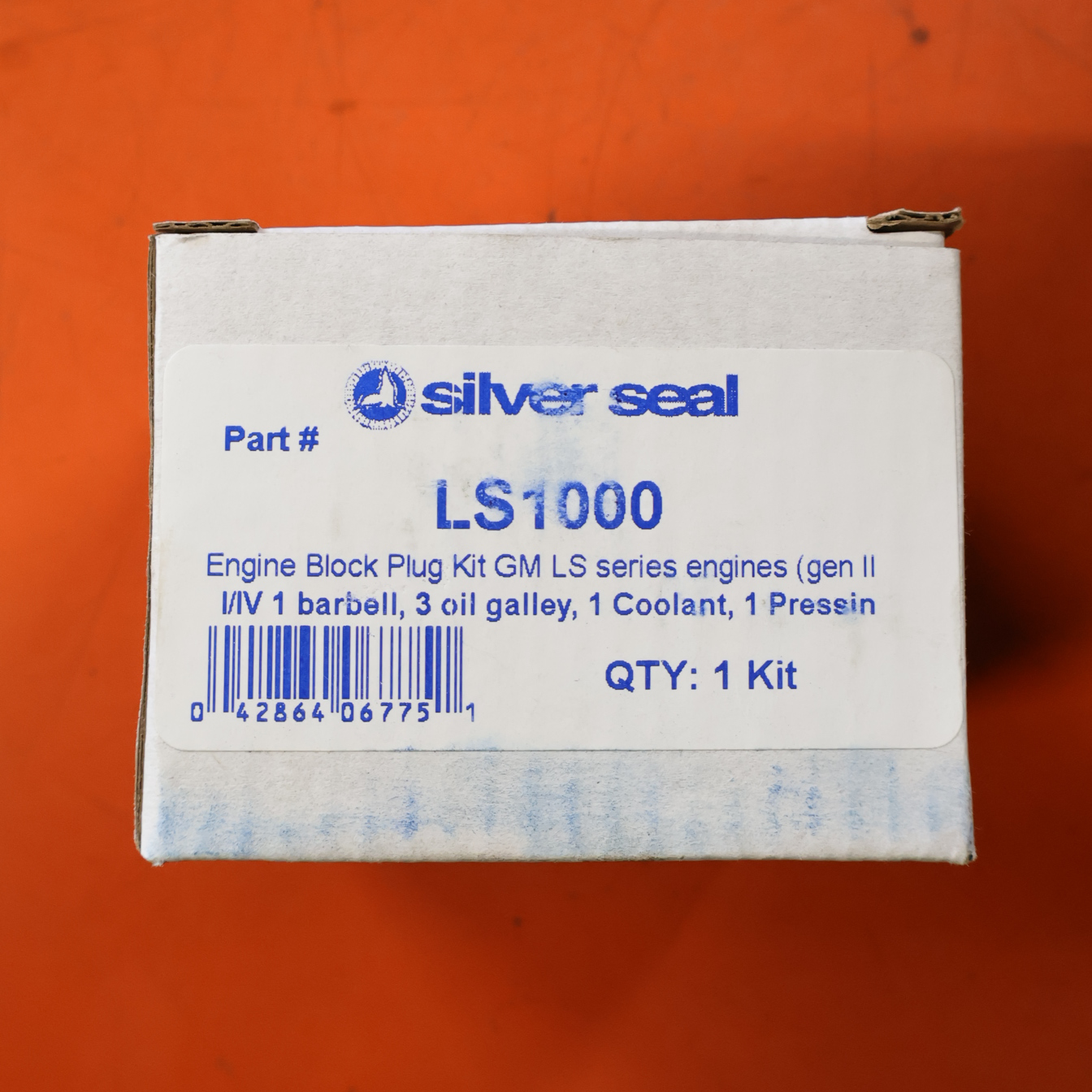 Silver Seal - LS Engine Block Plug Kit - 6 Piece Kit (Part #: LS1000)